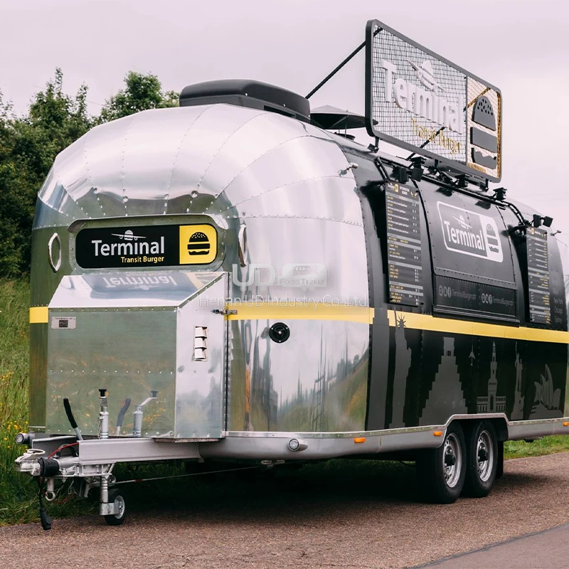 DOTCEAirstreamFoodTruckCoffeeCateringMobileBarConcessionFoodTrailerCaravanwithFull