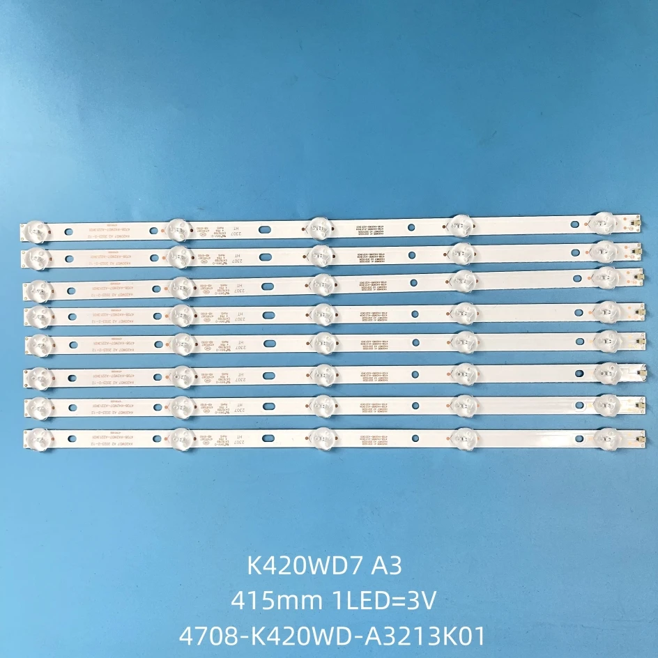 

TV Lamp LED Backlight Strips For 42PFL1335/T3 43PFT4001 43PHT4001 43PFT5250S 43PFF5459 42PUF6052 4708-K420WD-A3213K01 K420WD7 A3