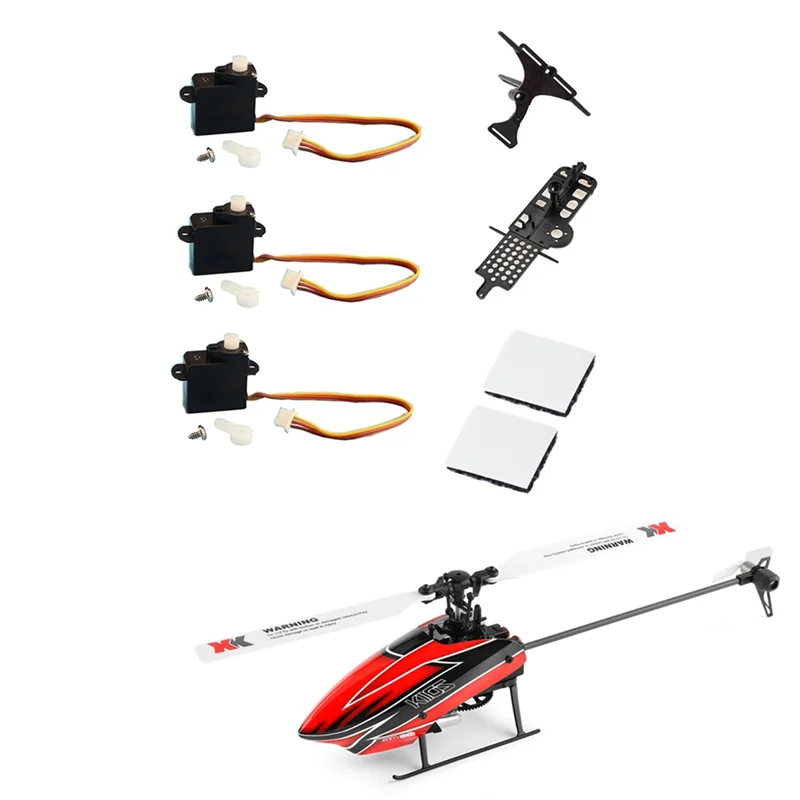 XK K110 Upgraded To K110S Servo Main Frame and Servo Plate for WLtoys XK K110 K110S RC Helicopter Upgrade Parts