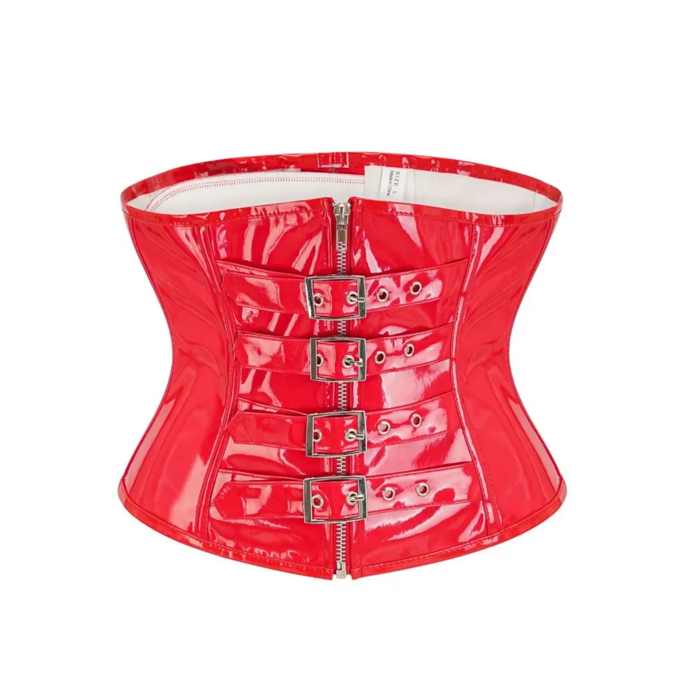 PVC Underbust Corset Women Waist Trainer Bustiers Slimming Body Shaper Sexy Lingerie Clubwear,body shaper,waist trainer,waist corset,lace corset
