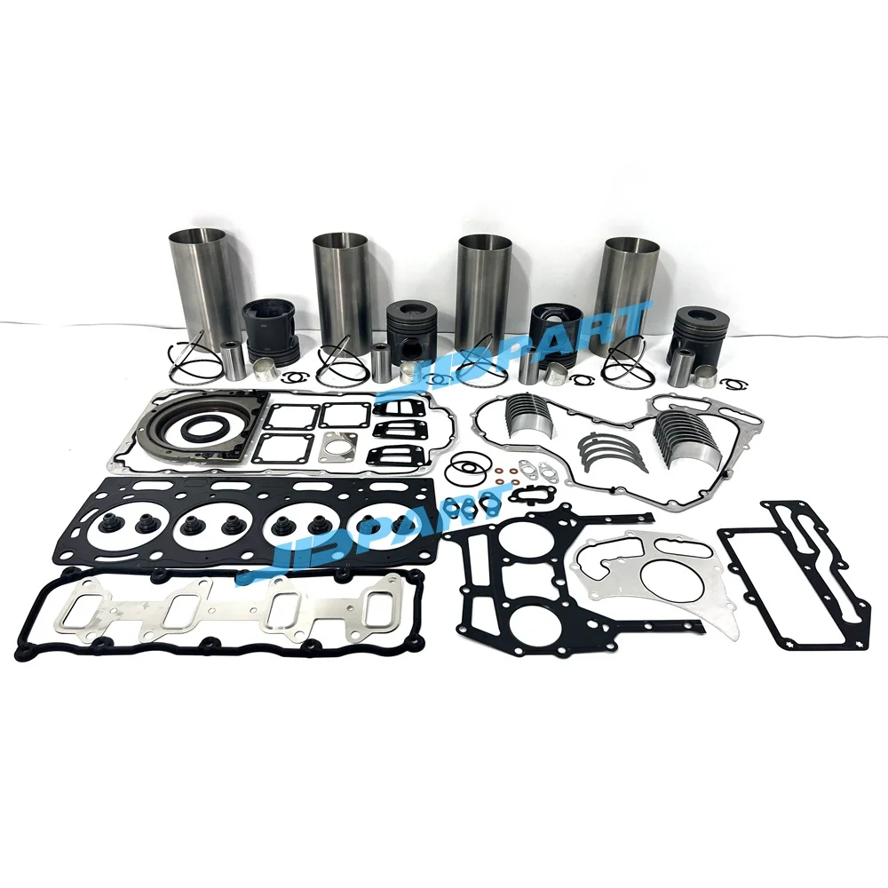 

1104C-E44TA Cylinder Liner Kit With Gasket Set Bearing 3135M111 For Perkins Engine Parts