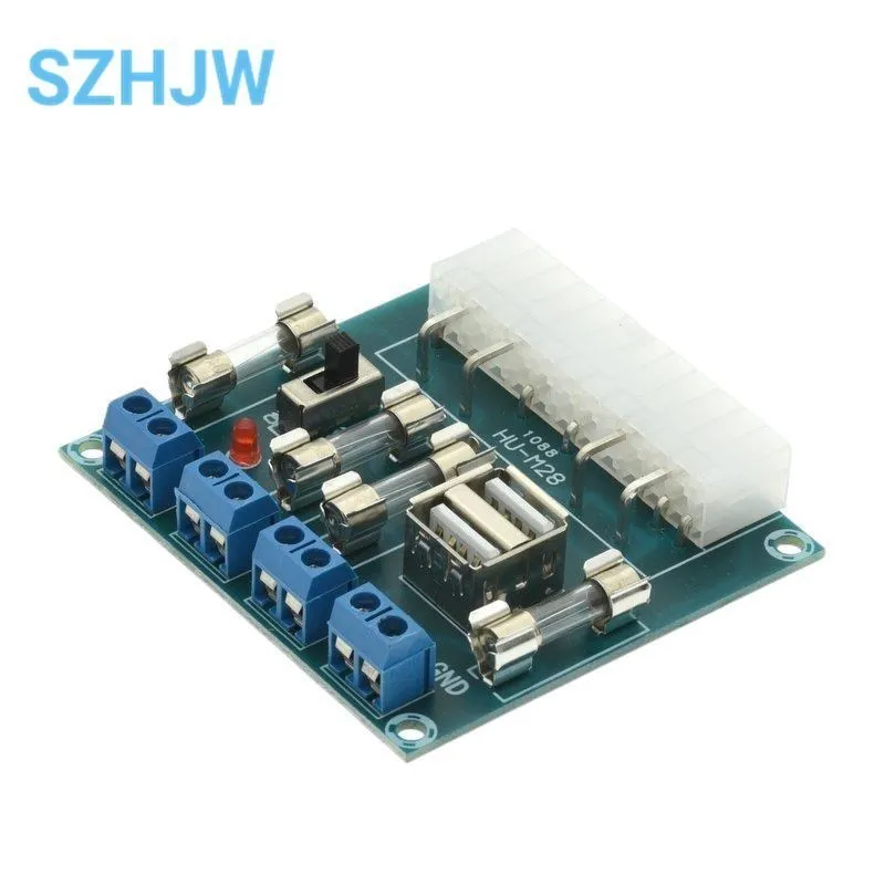 XH-M229 HU-M28W 24Pin Desktop PC Chassis Power ATX Transfer To Adapter Board Power Supply Circuit Outlet Module Output Terminal