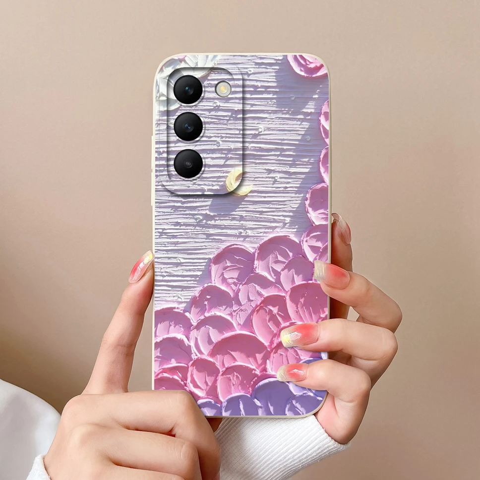 Fashion Simplicity Style Soft Silicone Shockproof Protective Phone Case Cover