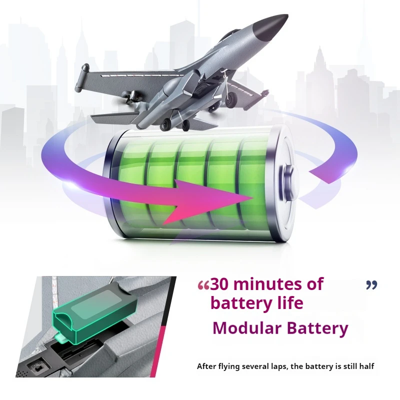 G1 Rc Glider Foam Remote Control Aircraft Uav Model Aircraft Fall Prevention Fall Resistance Fun Fixed Wing Children'S Boy Toys 2