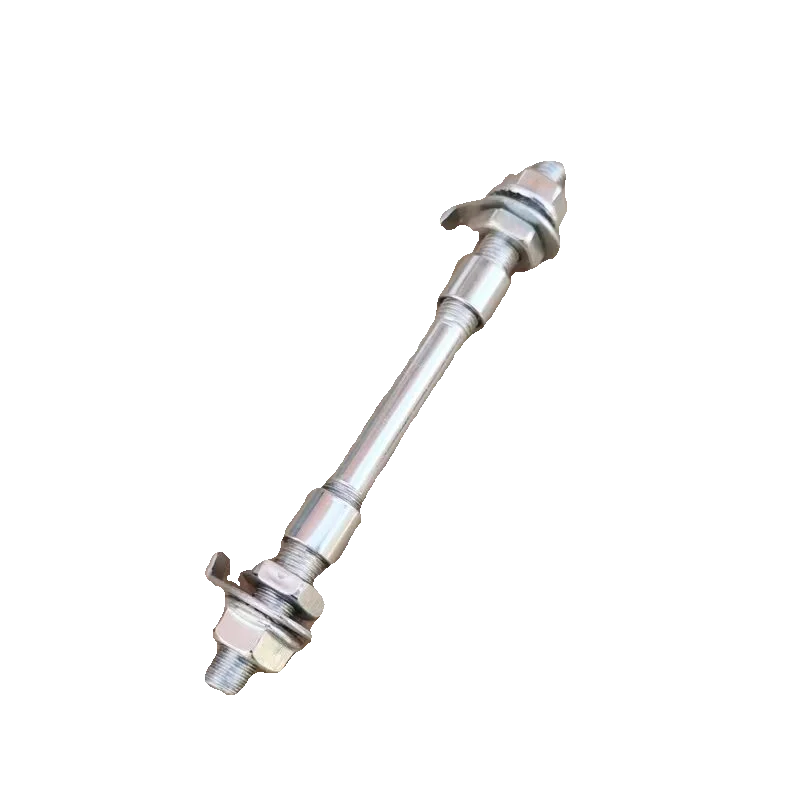 어린이 스쿠터 전면 후면 휠 액슬로드 발 없음 푸시 스케이트 자동차 휠 액슬 볼트 후크 플라스틱 커버 베어링