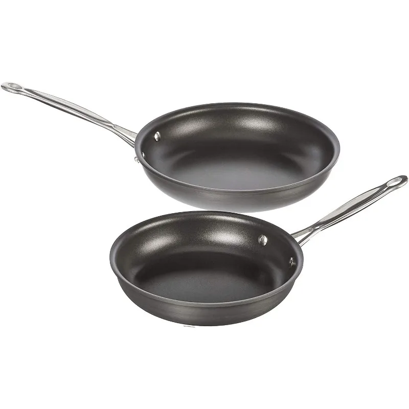 Cuisinart 12-Inch Skillet, Nonstick-Hard-Anodized with Glass Cover, 622-30G  - AliExpress