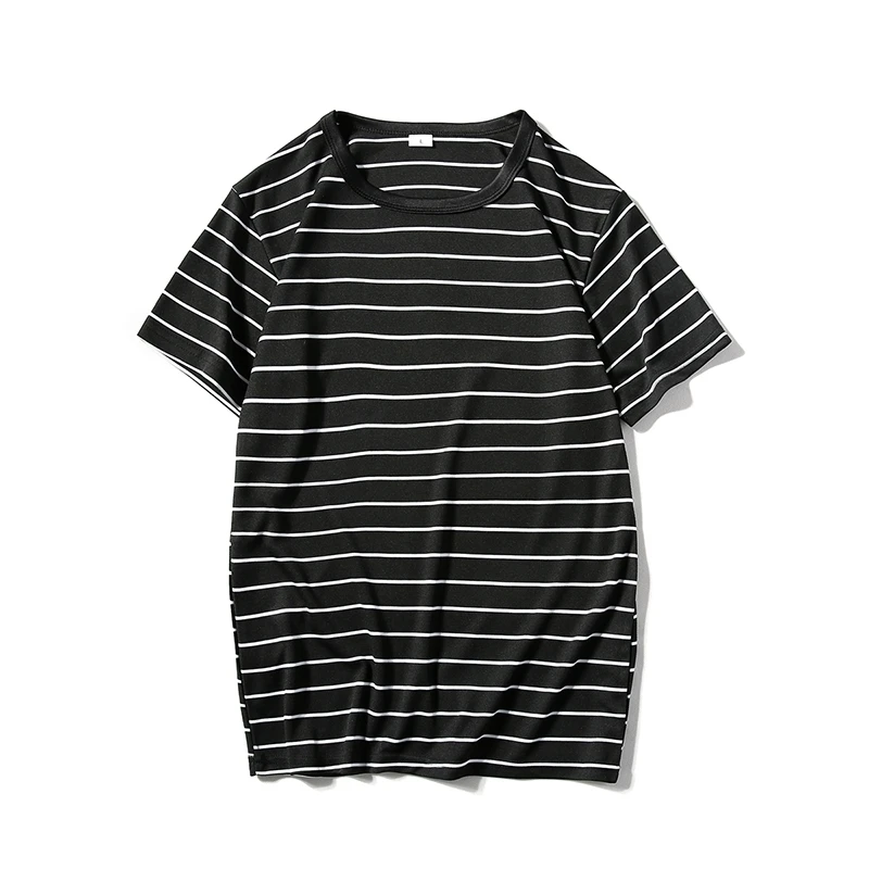 

Summer Men Striped T-Shirt Short Sleeve T Shirt Men Streetwear Fashion Striped Tops Casual O Neck T-Shirt Man Tee Shirt