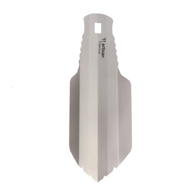 Pure Titanium Ultralight Backpacking Potty Trowel Outdoor Compact Poop Shovel/Trowel Multi Tools for Hiking Camping and Survival