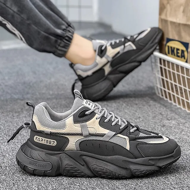 New Summer Mens Sports Running Shoes Casual Versatility Breathable Heightened Sneakers Comfortable Lace-up Shoes Tenis Masculino 6