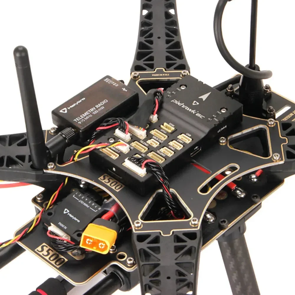 Комплект для разработки Holybro S500 V2 Pixhawk 6C Контроллер полета с телеметрической радиостанцией SiK 915 МГц 433 МГц V3 / ARF Kit RC Tools thumbnail 5