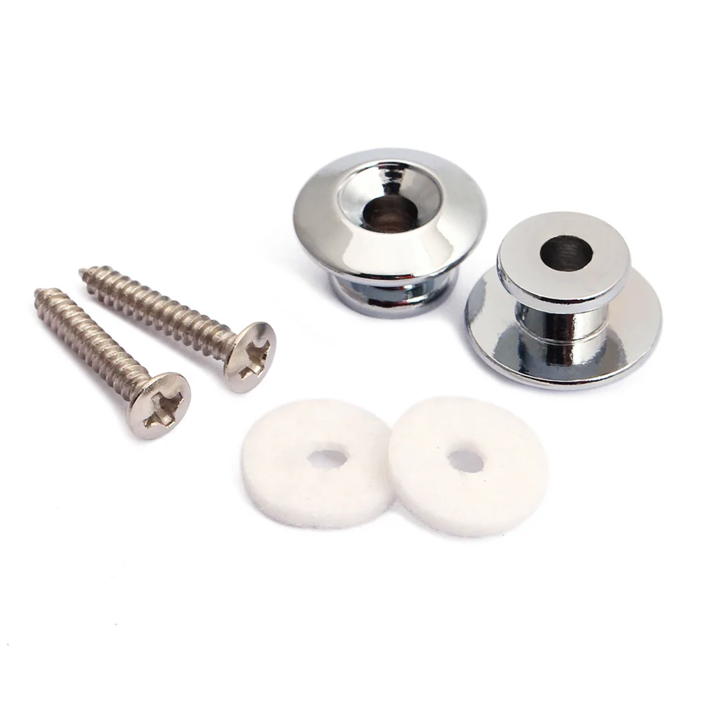 

Mushroom Head Guitar Strap Locks Straplock Buttons Guitar Belt Strap Button with Mounting Screws For Acoustic Guitar Parts