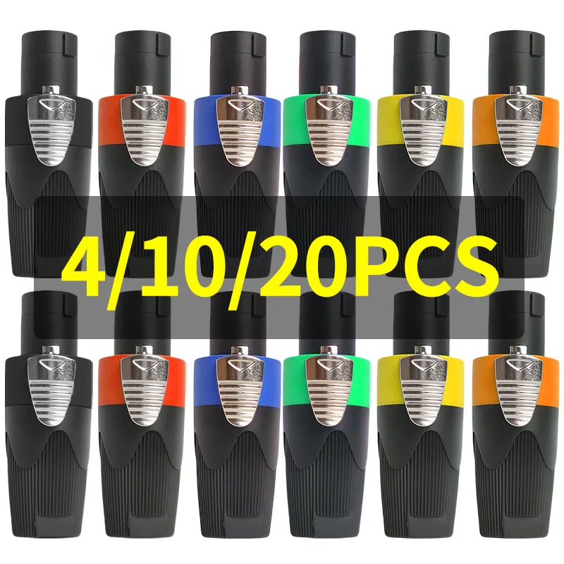 4/10/20pcs 4-Pin Neutrik สไตล์ตัวเชื่อมต่อลําโพง-Twist Lock Plug สําหรับสายเครื่องขยายเสียงระบบ PA 1