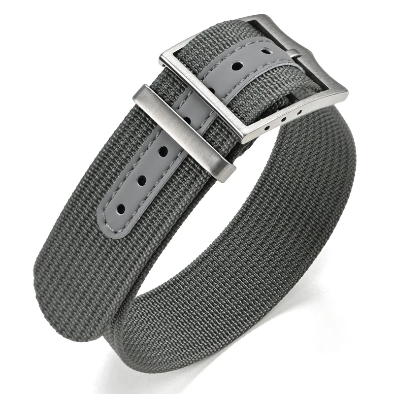 Durable Nylon Waterproof Sport Bracelet - Military-Inspired Watch Strap, No-Scratch Design