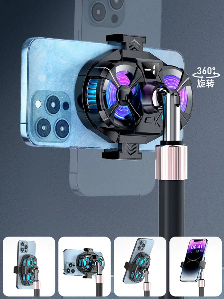 SL07 Mobile Phone Semiconductor Dual Fan Cooling Radiator description image 12