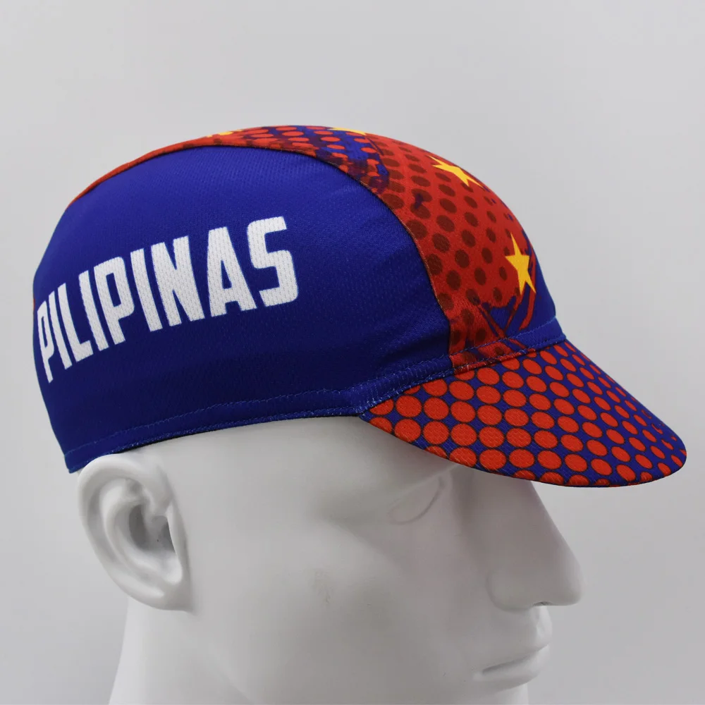 Pilipinas Cycling Hat Bike Caps For Men and Women Quick-drying Breathable Sports Outdoor Ride Unisex