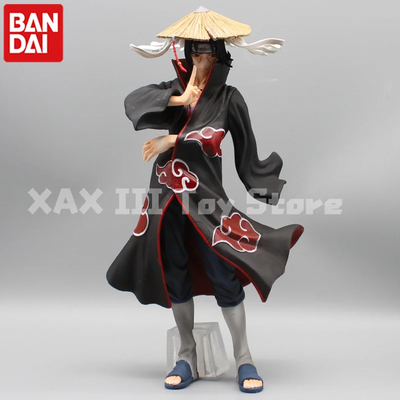 

Cartoon Naruto Uchiha Itachi Akatsuki Stands Hat Crows Ferrets Anime Action Figures Model Ornaments Around Animation Toy Gift