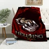 Anime Hellsing Microfiber Bedding Fluffy Soft Blankets & Throws Nap Blanket Sofa Winter Knee Warm Fleece Decorative Luxury Thick 3