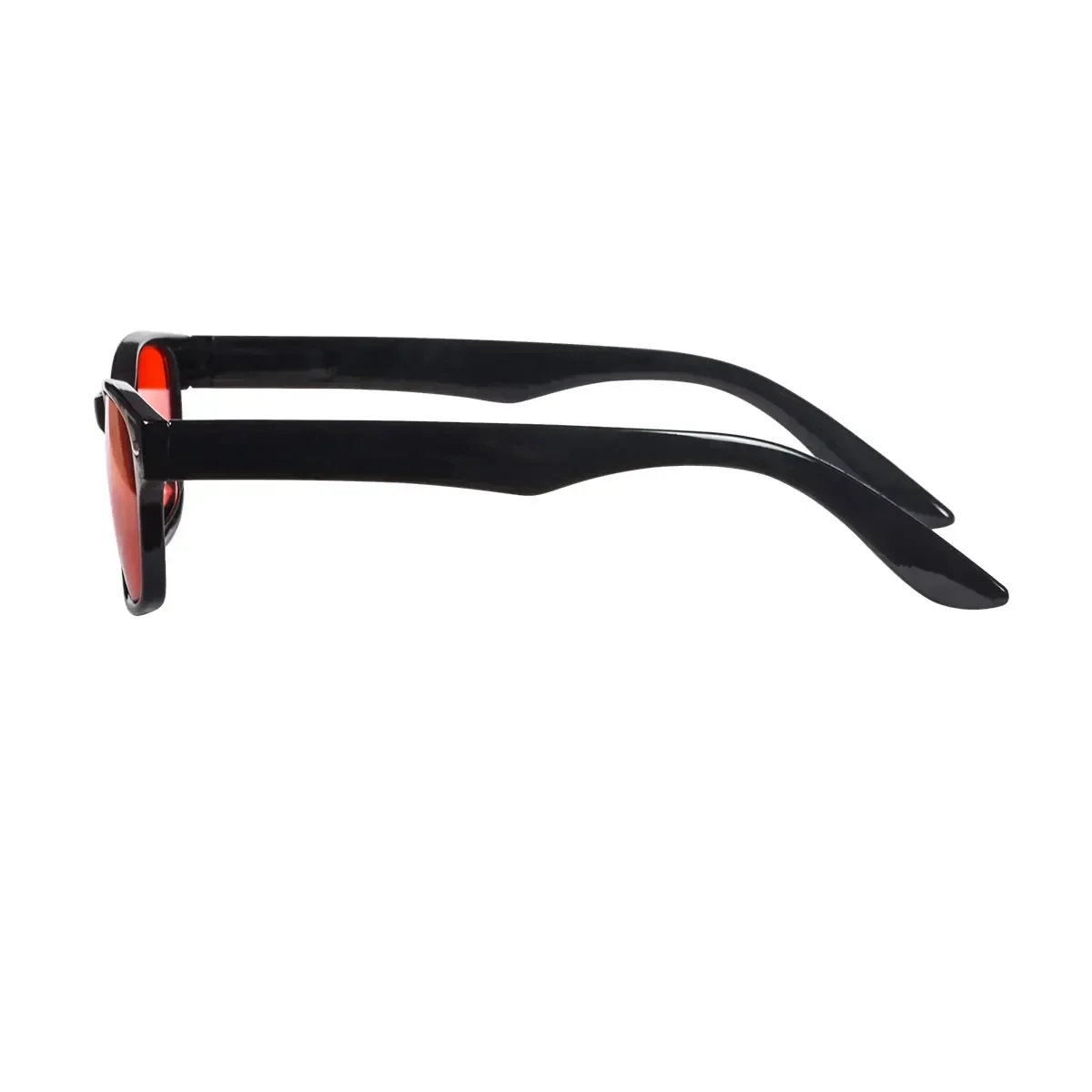 Brille mit roten Gläsern, besserer Schlaf vor dem Bett. Verwenden Sie eine blaue Lichtfilterbrille mit orangefarbenen Gläsern für den langen Gebrauch von Kunststoffrahmen – Detail 12