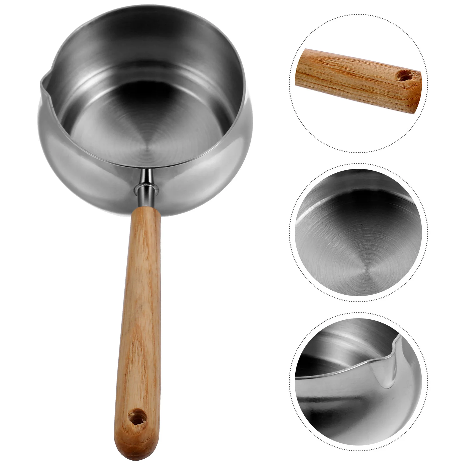 

Stainless Steel Sauce Cup Baking Measuring Container Household Measure Coffee Making Milk