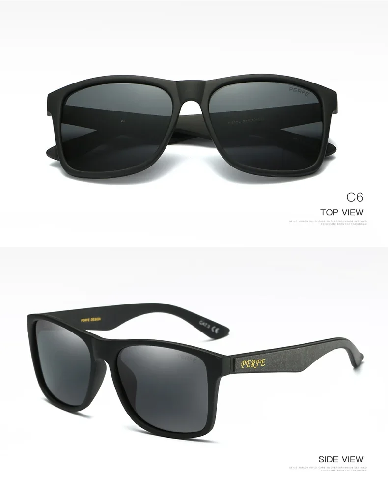 thumbnail image 1 of -100 -125 -150 Gafas de sol personalizadas con prescripción óptica, gafas de sol con luz polarizada para miopía, tinta para hipermetropía, conducción informal para pescar, 1 of 5