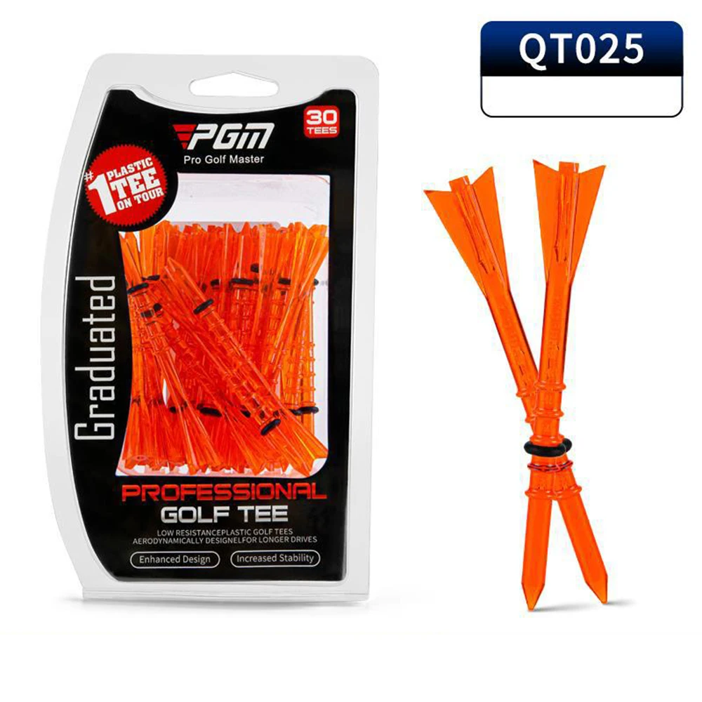 PGM Golf Tee Adjustable 83mm Long Tee ABS Plastic Ball Holder Original 30  pieces/box Golf Sporting Supplies QT025 - AliExpress