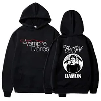 The Vampire Diaries Hoodies Women Fashion Personality Hooded Sweatshirt Casual Outdoor Loose Long Sleeve Pullover Korean Couple 1