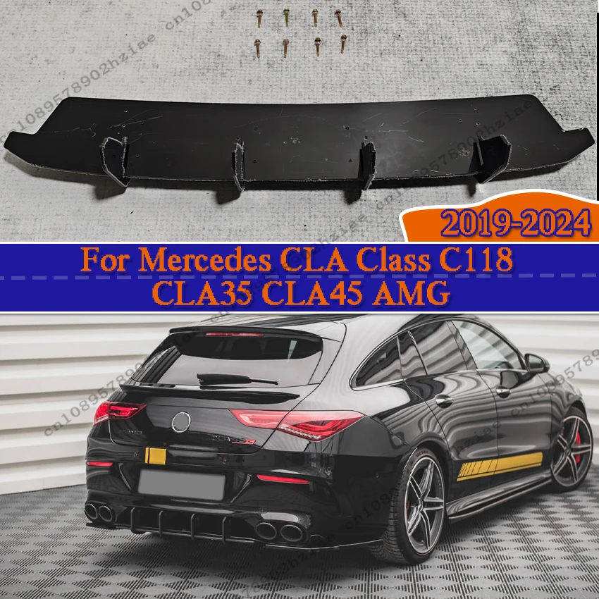 Upgraded Rear Diffuser For Mercedes CLA Class C118 CLA35 CLA45 AMG 2019 ...