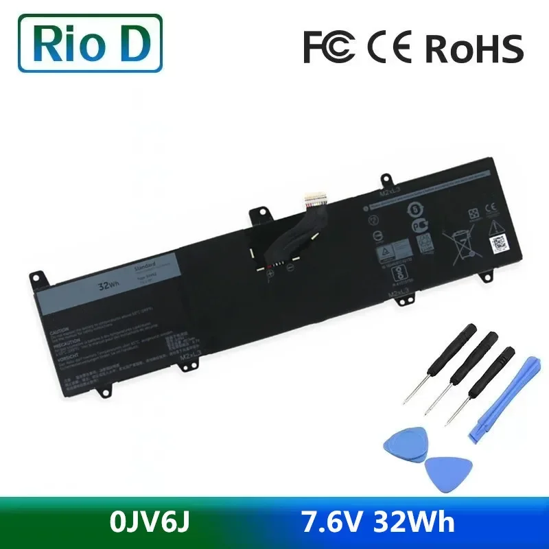 

Аккумулятор для ноутбука Dell Inspiron 7,6 8NWF3 PGYK5 0HH6K9 11-3168 3000 3162 OJV6J, 3164 в, 32 Втч