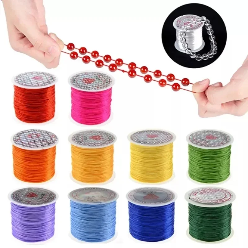 

10m Elastic Cord String Transparent Elastic Thread for Jewelry Making Diy Bracelet Necklace Beaded Accessories Crystal Line