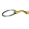 Horse Snaffle Bite Stainless Steel Eggbutt Bit Horse Chew Jointed Mouth Bit Horse Training Equipment Equestrian Products 6