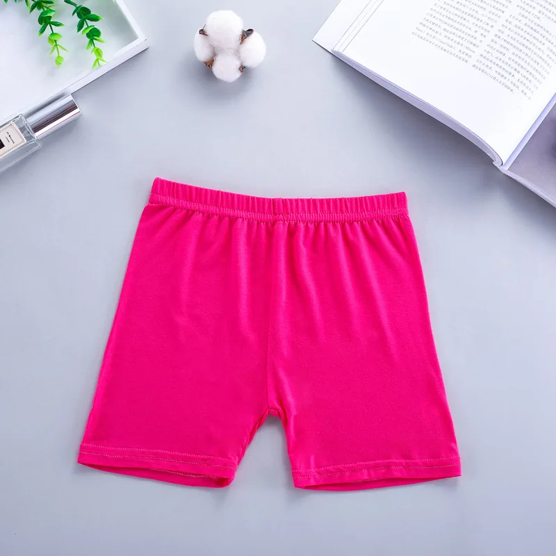 Children Summer Shorts Girls Lace Safety Pants Panties Underwear Leggings 3-10Y Teen Solid Boxer Short