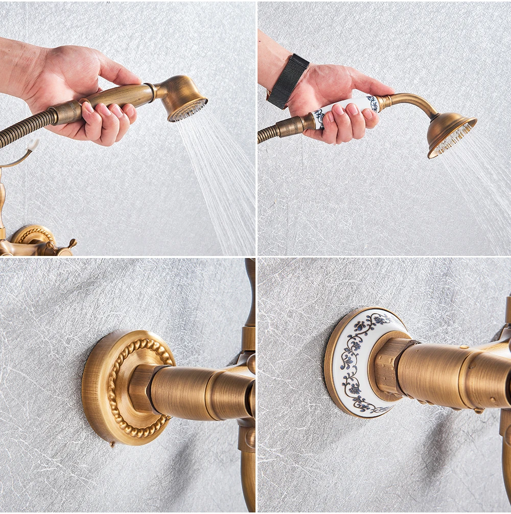 Torneira de Parede Para Banheira Antique Oldkuty