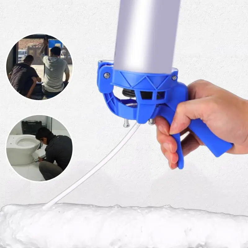 Caulking Tools Caulking Gun Nozzles Caulking Gun Sealant Tool Kit Foam Spray Gun press tool Universal Foaming Jet Glue Gun Accessories Sealant Caulking Tool for House Renovation