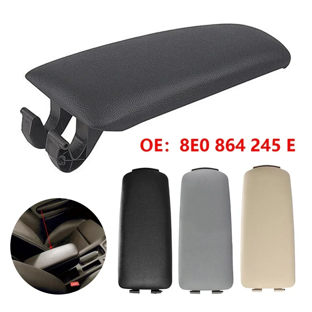 Premium Leather Car Armrest Latch Cover and Storage Solution