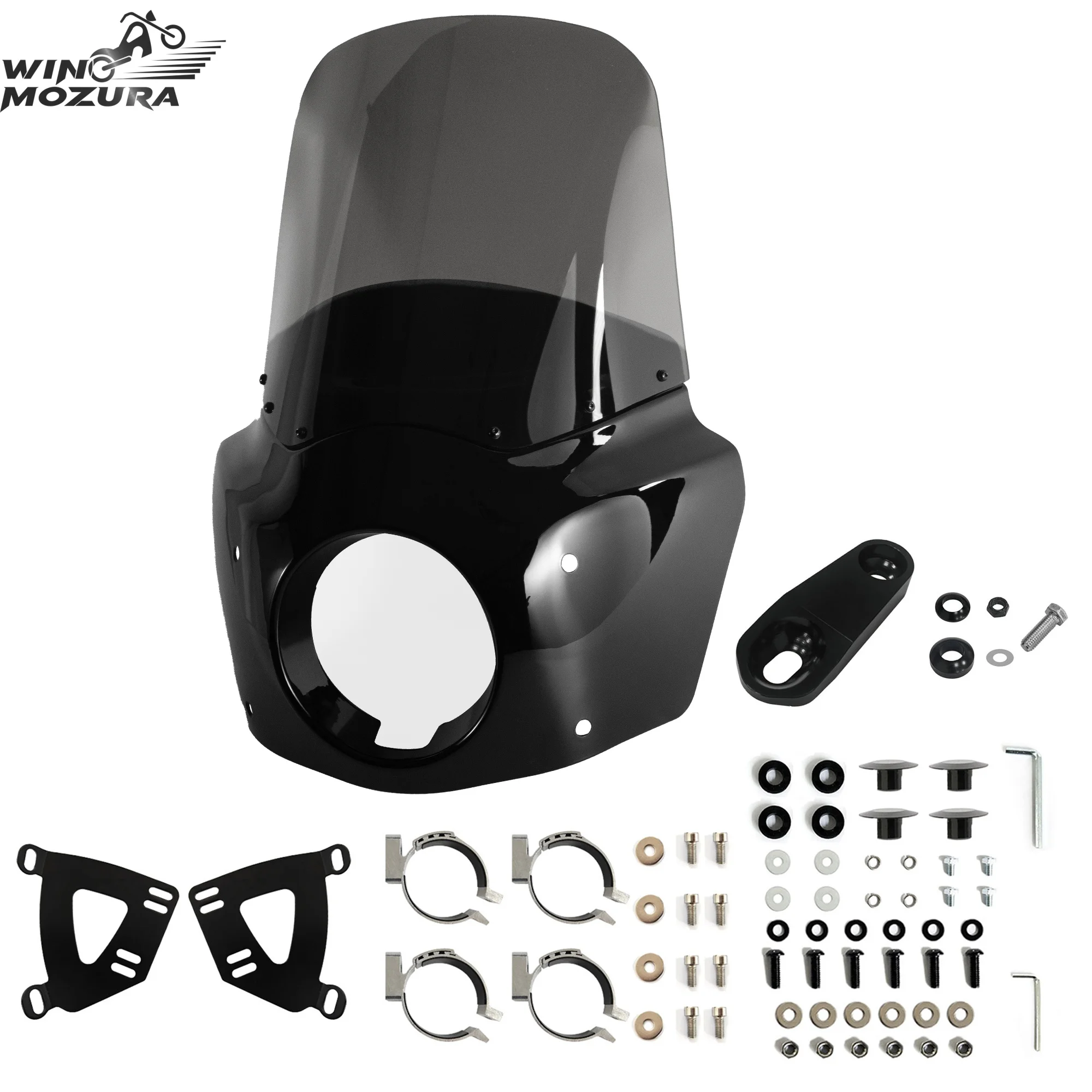 15" Sportster 883 Motorcycle Front Fairing Deflector for Road Warrior Fairing for Harley Sportster 883 Iron XL883N XL1200