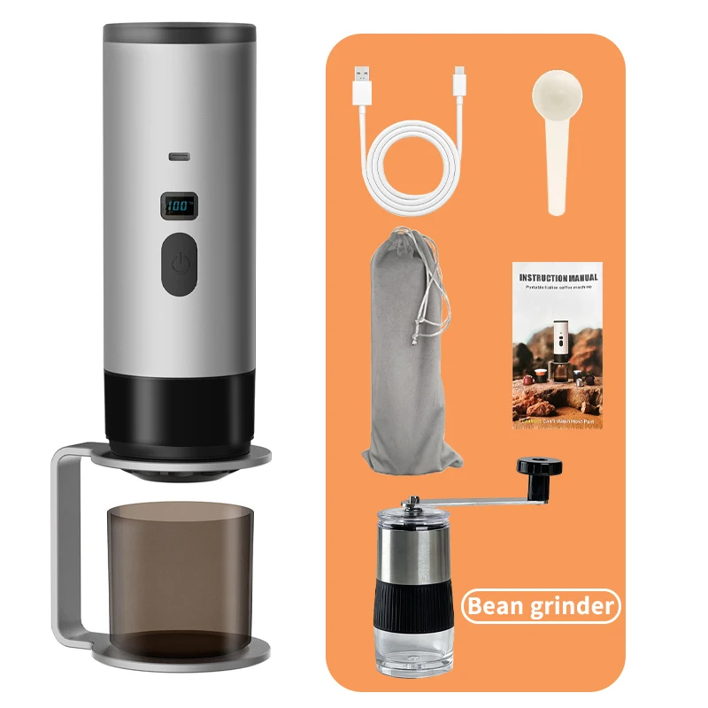 Portable 3-in-1 Electric Coffee Maker - ماكينة قهو...