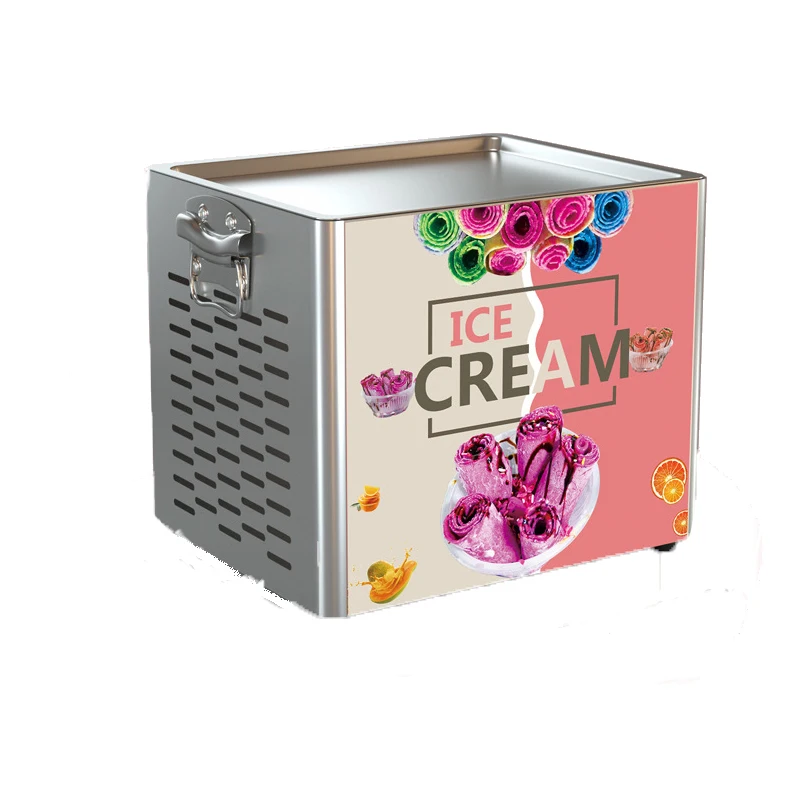 

Коммерческая Машина для жарки мороженого маленького размера, йогурта, мороженого и фруктов, 110 В/220 В