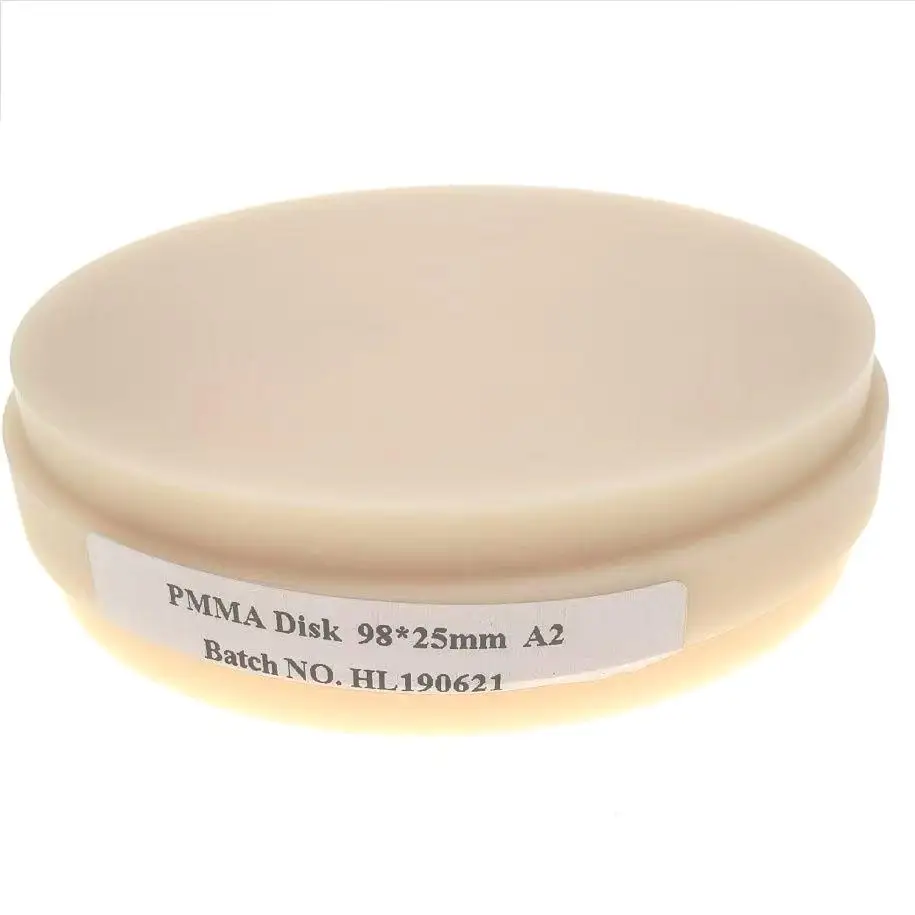 PMMA Monostrato Disco Col. A3 Diam. 98mm X Spess. 20mm | Odonto Magic