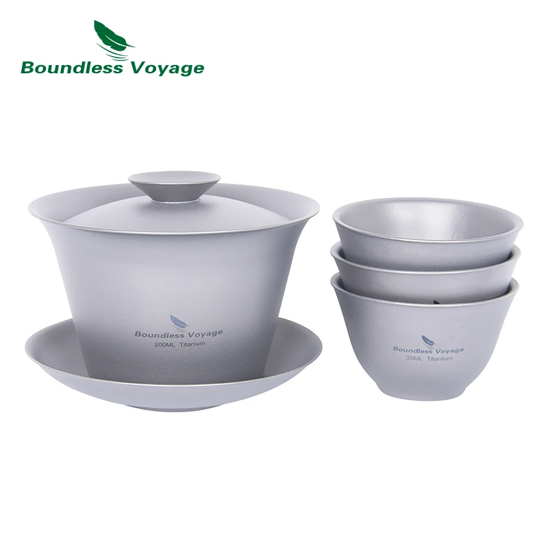 Boundless Voyage Titanium Double Wall Tea Cup Chinese Traditional Tea Boundless Voyage Titanium Double Wall Tea Cup Chinese Traditional Tea