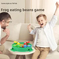 Children's Fun Toy Frog Eat Bean Crazy Greedy Little Frog Eat Bean Ball Bean Girl Parent-Child Boy 1