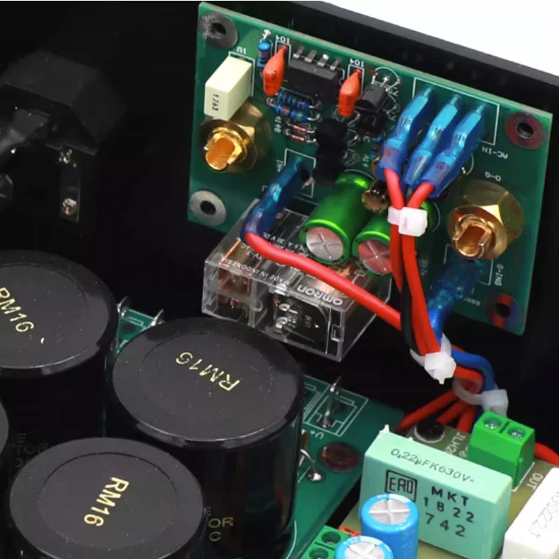 AIYIMA SMSL 후드 JLH2003 모노 스플릿 싱글 엔드 A 클래스 파워 앰프, 보호 Hifi 앰프 포함, 20W + 20W 2N3055 튜브