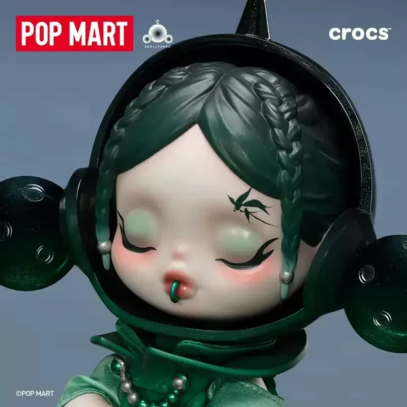PopMart SKULLPANDA X CROCS OOTD Series Blind Box Toys Kawaii Anime