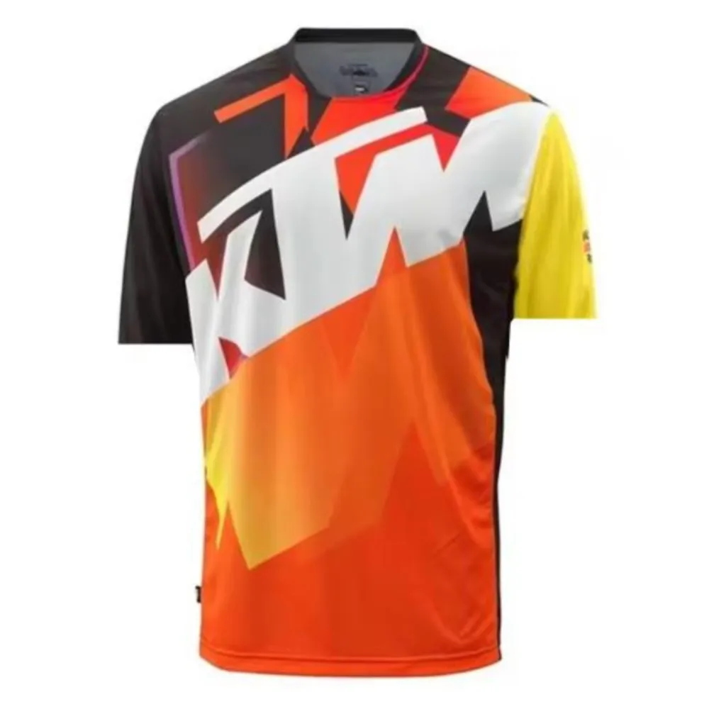 Ktm Enduro 오토바이 산악 자전거 저지 팀 속도 항복 MTB 오프로드 DH MX 자전거 오토바이 통기성 셔츠