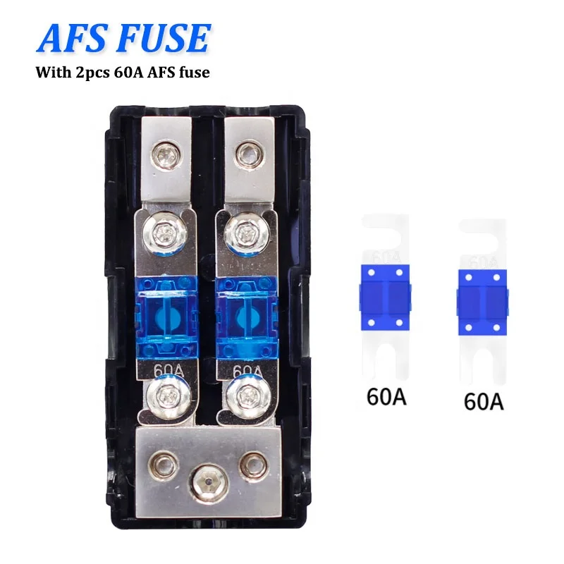 3 pcs) 80 Amp MINI MIDI ANL Fuses for Fuse holder w/ BLUE LED Car