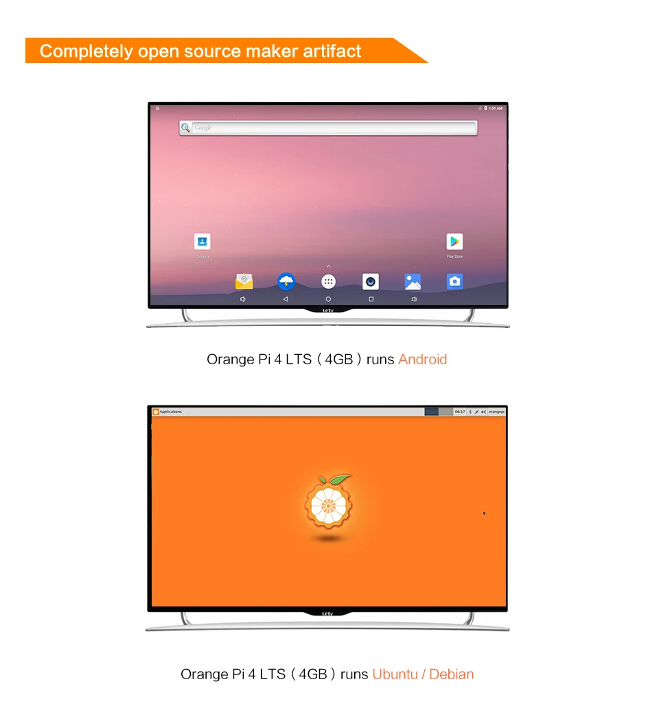 Orange Pi 4 LTS 4GB LPDDR4 RAM + 16GB EMMC Rockchip RK3399 Gigabit Ethernet  Wifi + BT5.0 Support Android Ubuntu Debian OS - AliExpress