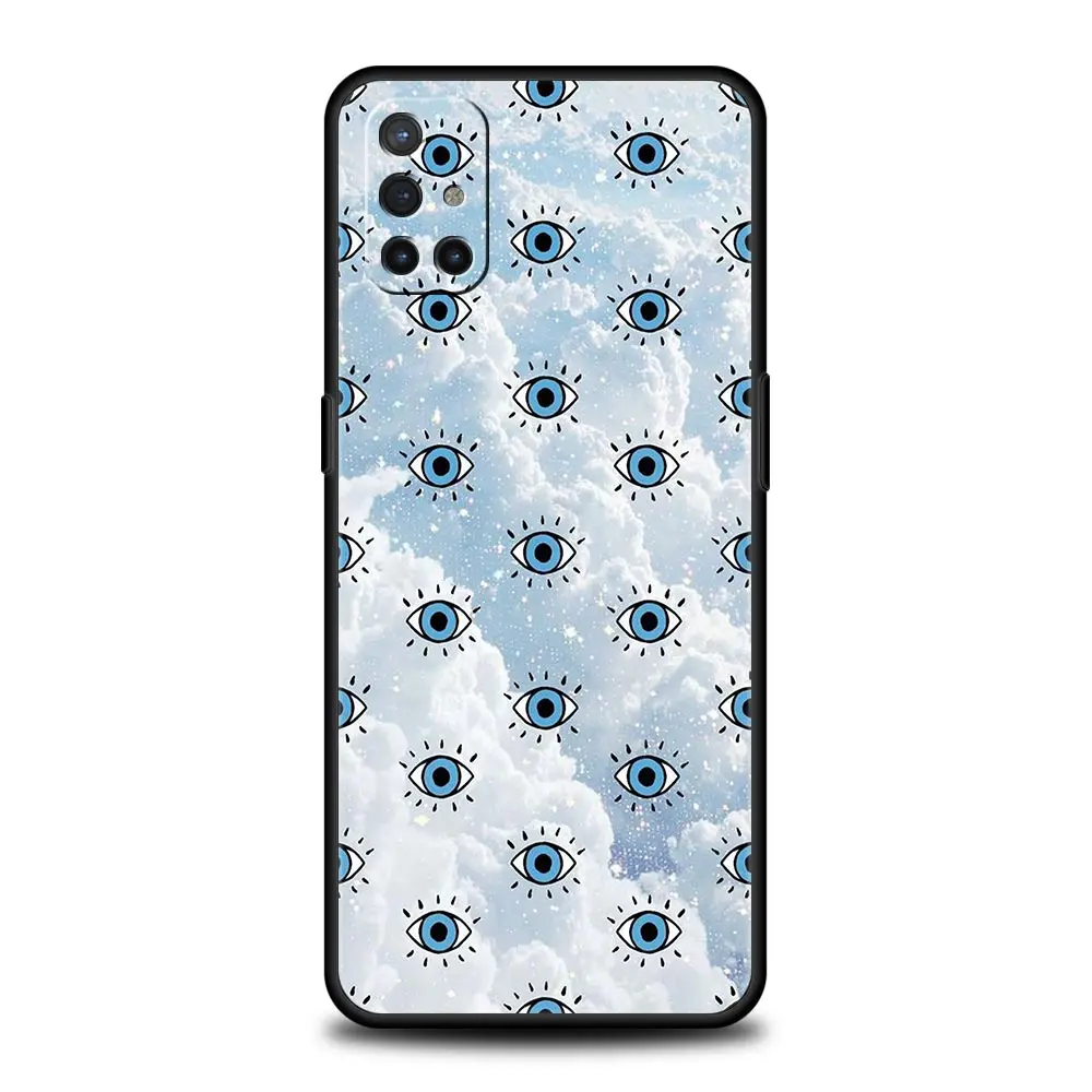Blue Eye Art Soft Black Phone Case