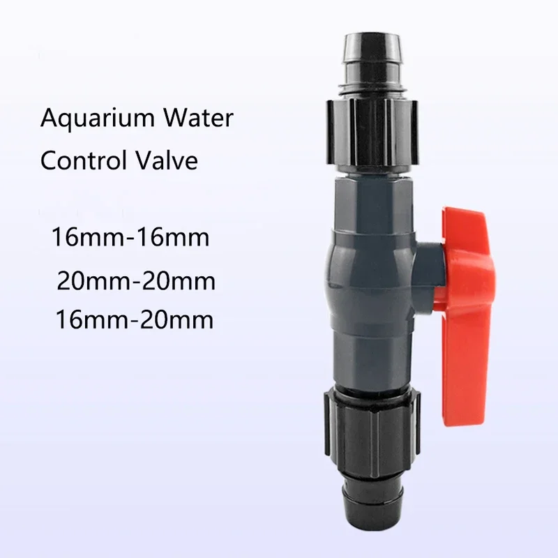 16mm/20mm Aquarium Air Water Regulator Flow Tube Pipe Divider Adjustable Water Pump Filter Volume Control Valve Large Size