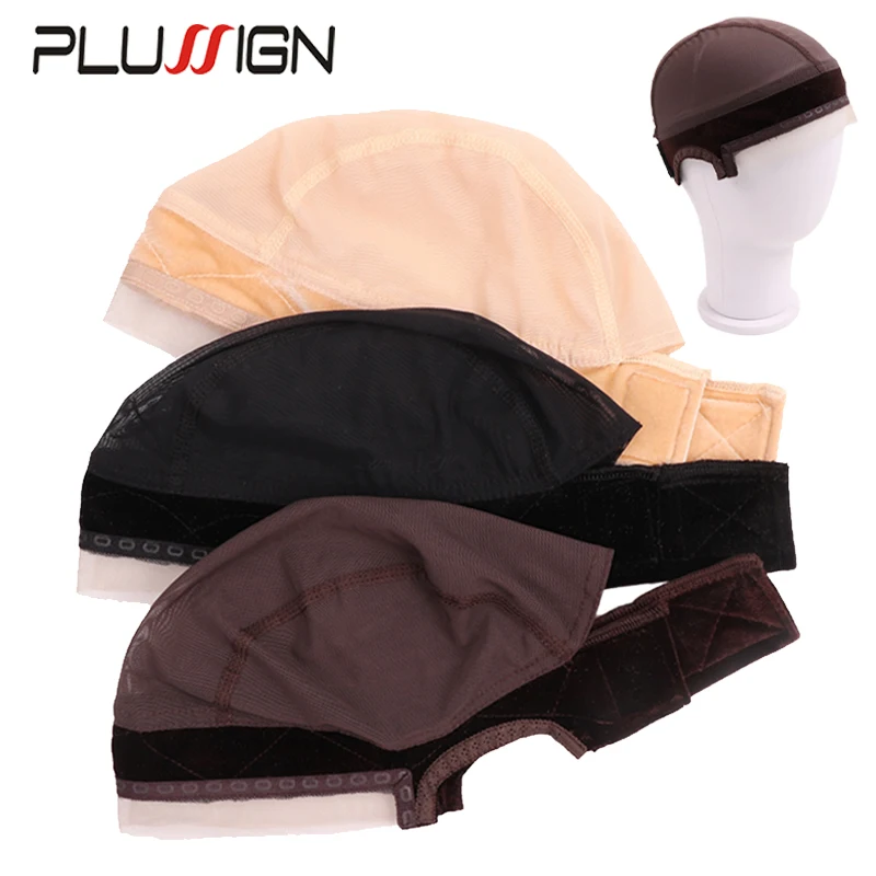 Plussign Wig Grip Cap With Silicone Dots for Keeping Wigs In Place Non-Slip Seamless Wig Cap Women Base for Wearing 1Pcs wig caps wig grip band