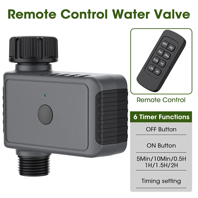 Intelligent Irrigation Timer Remote Control Sprinkler Timer 1 Outlet Automatic Garden Water Timer Irrigation Watering System 5