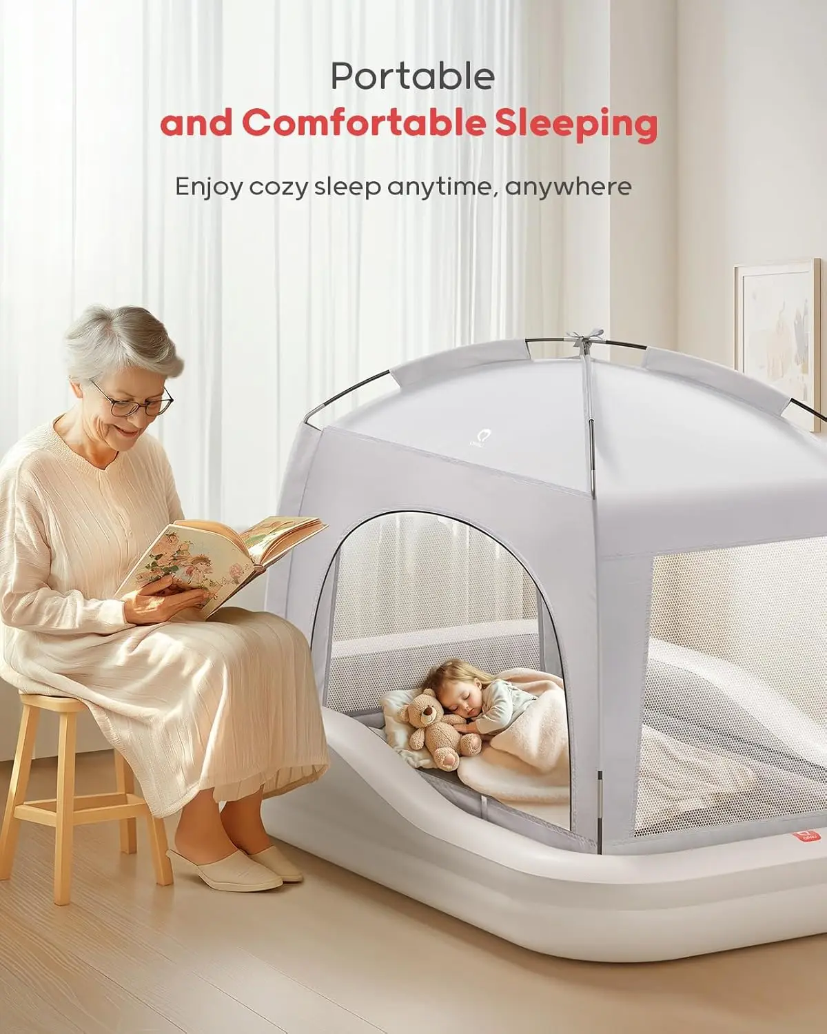 Toddler Inflatable Travel Bed 4